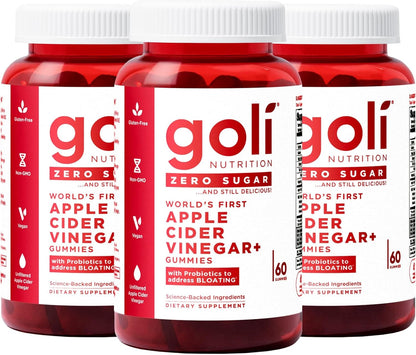 Goli Zero Sugar Apple Cider Vinegar Gummies – With Vitamin B12: Supports energy metabolism and nervous system – Image 9