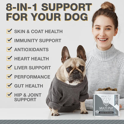 All Natural Multivitamin Soft Chews for Dogs 240ct – Image 2