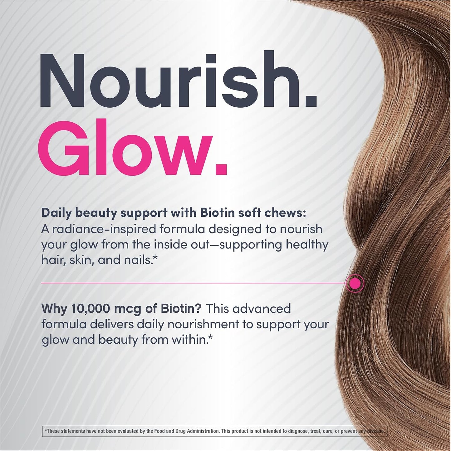 NeoCell Biotin Beauty Soft Chews | 30 Chewables | 10000mcg | Hair, Skin & Nails | Acai Berry Flavour - görsel 6