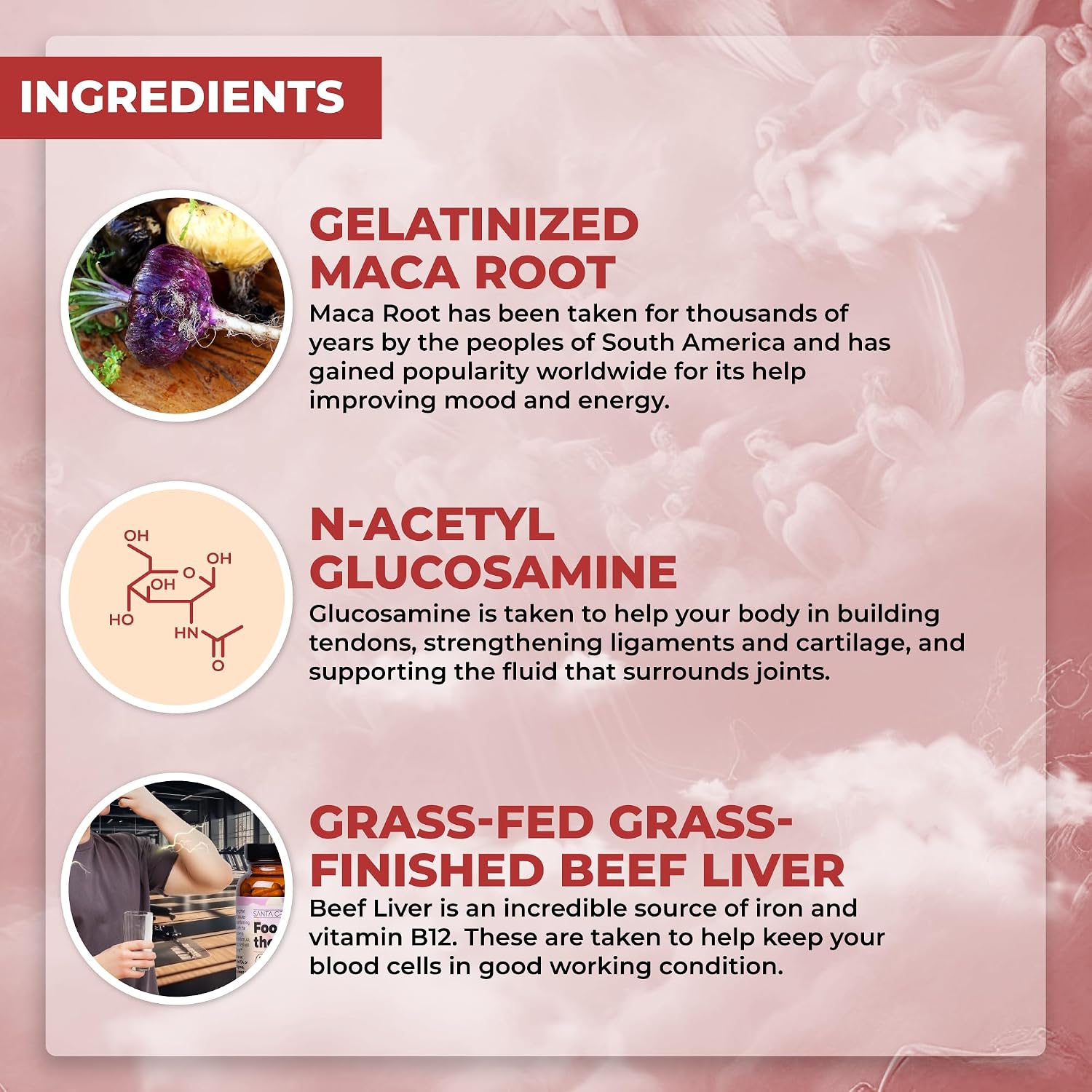 Santa Cruz Paleo Food of the Gods – Grass-Fed Beef Organ Supplement - görsel 3