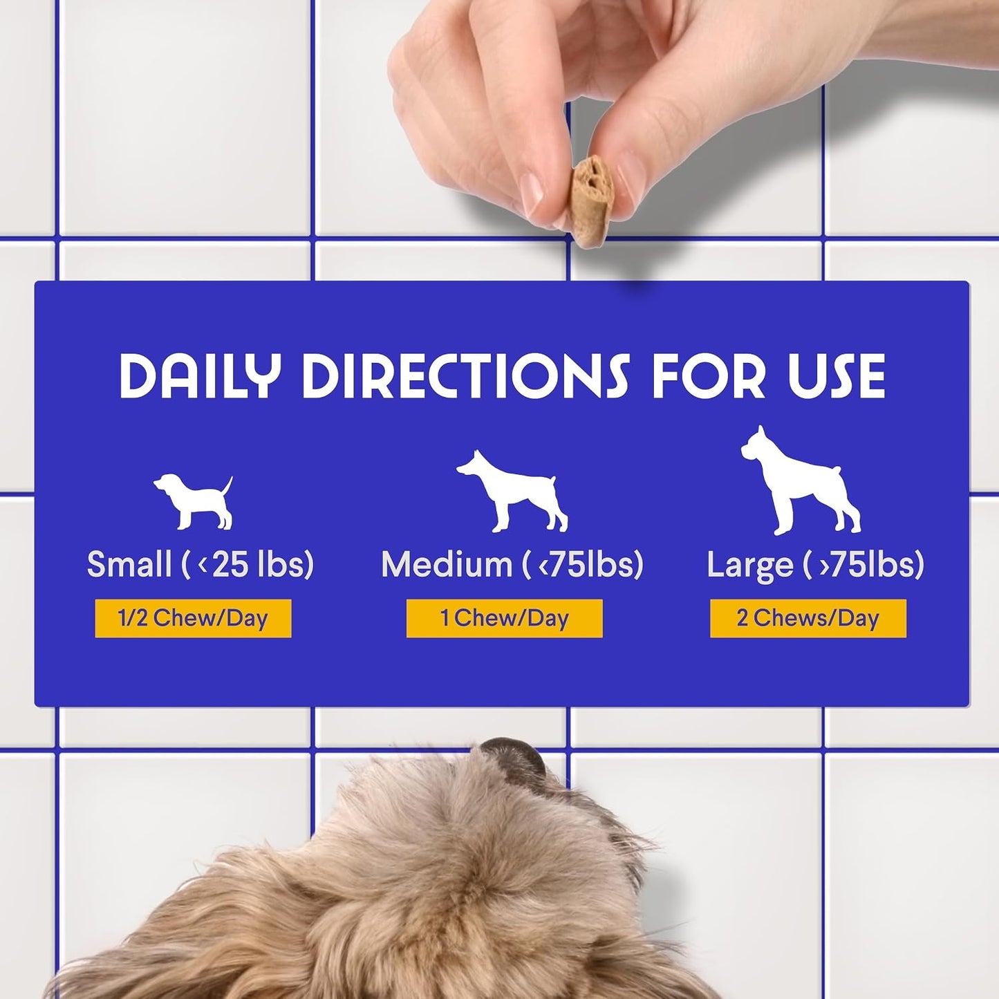 Wonder Paws Premium Multivitamin for Dogs - 21-in-1 Daily Multivitamin Chews (60 Chews) - görsel 8