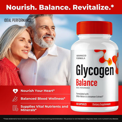 Glycogen Balance Advanced Blood Formula Capsules – Maximum Strength, 2 Pack