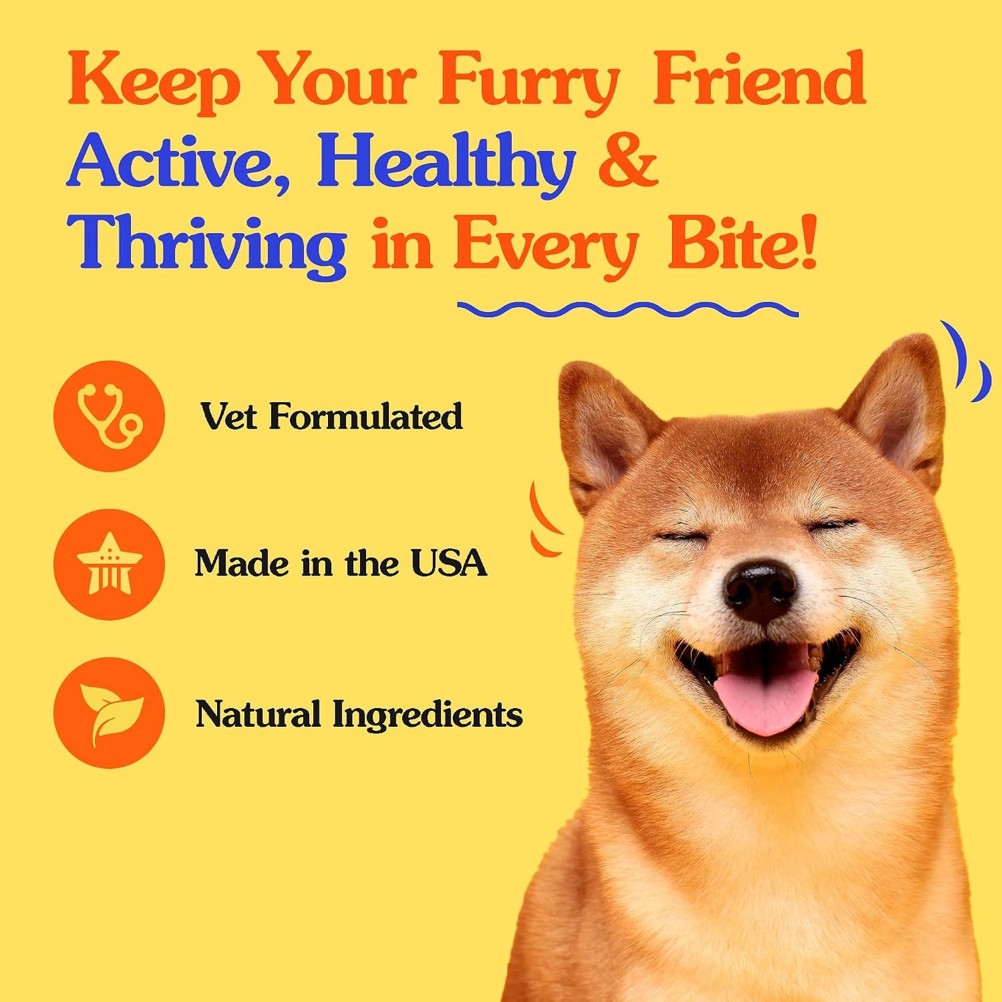 Dr. Jay's Romps Dog Multivitamin Chews - Collagen Type II - 30 Count - görsel 3