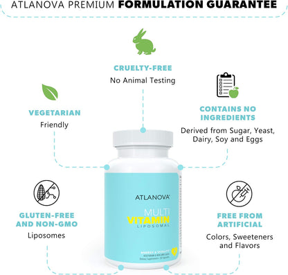 ATLANOVA True Liposomal Multivitamin Multimineral Supplement - 30 Capsules – Image 6