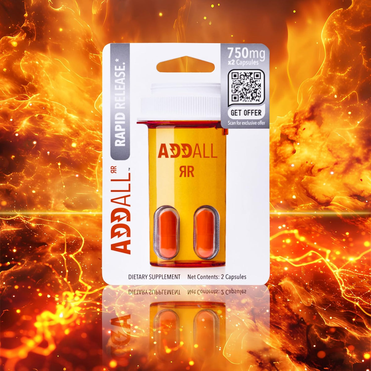 Addall Rapid Release Supplement - Nootropic – Better focus and mental clarity: The unique formula helps you – Image 5