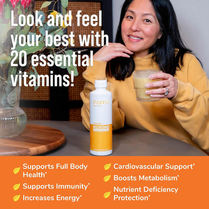 Manna Vitamins Evolved Liposomal Multivitamin - Daily Multivitamin with 20 Essential Vitamins and Minerals for Immune – Image 5