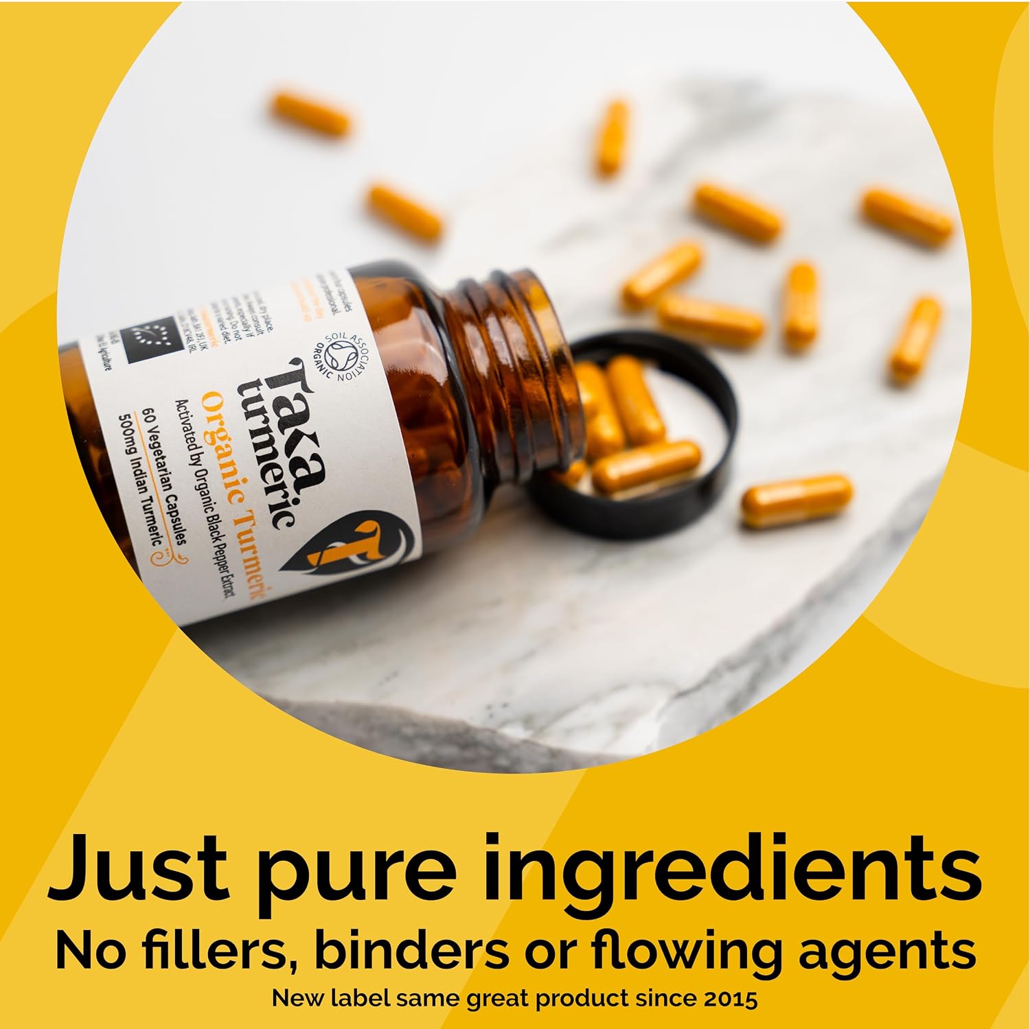 Turmeric & Black Pepper Extract 60 Capsules - görsel 7