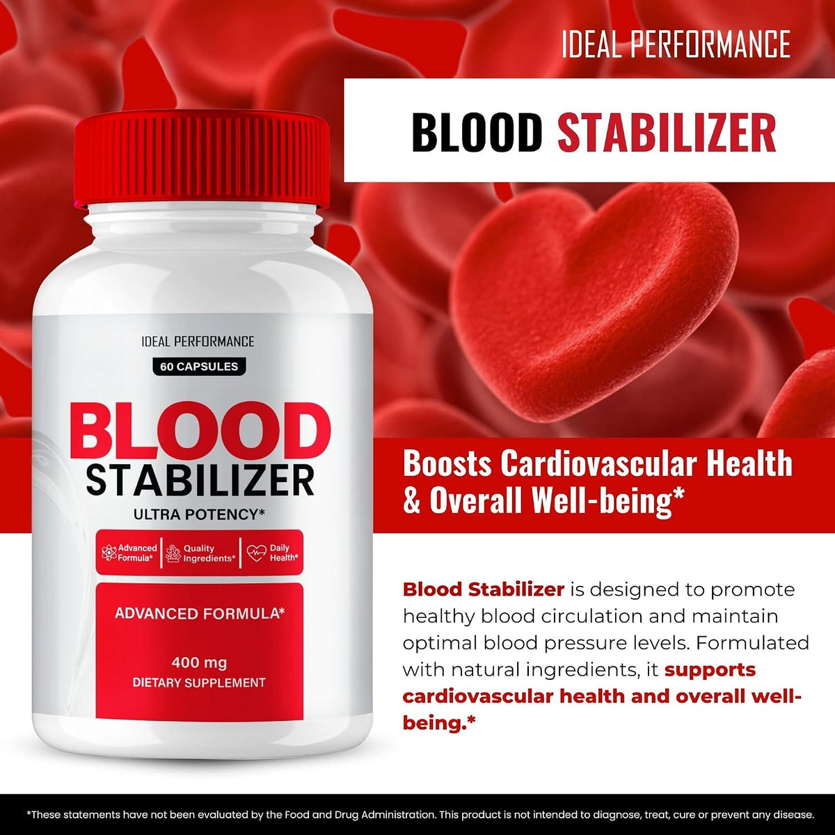Blood Stabiliser Advanced Blood Formula – May help maintain healthy blood pressure levels already within normal – Image 4