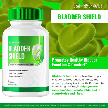 Bladder Shield Capsules - Advanced Bladder Control Support Supplement (60 Capsules) – Image 4