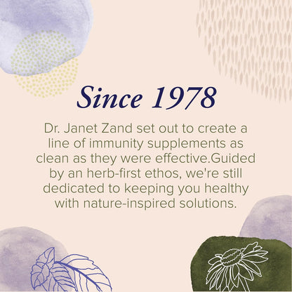 Zand Insure Herbal Immune Support - Vitamin C, Zinc, Echinacea, Elderberry & Ginger - 120 Veg Caps