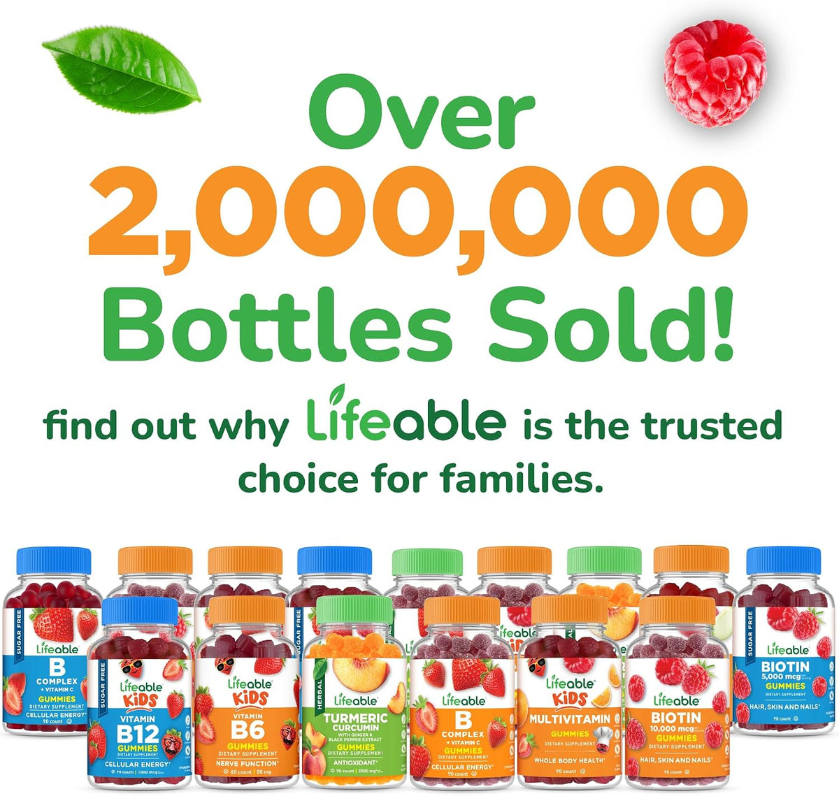 Lifeable Kids Multivitamin with Iron Gummies – 90 Count – Image 7