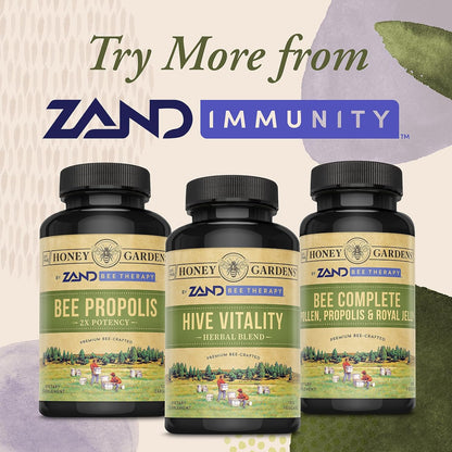 ZAND Bee Therapy Hive Vitality – Herbal Blend with Bee Pollen & Royal Jelly, 100 Capsules