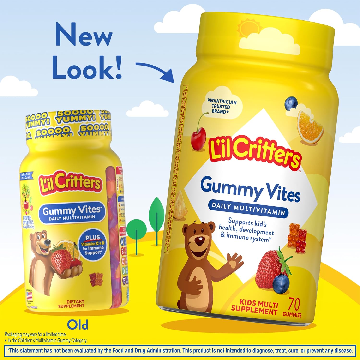 L'il Critters Kids Multivitamin Gummies, 70 Count - görsel 7