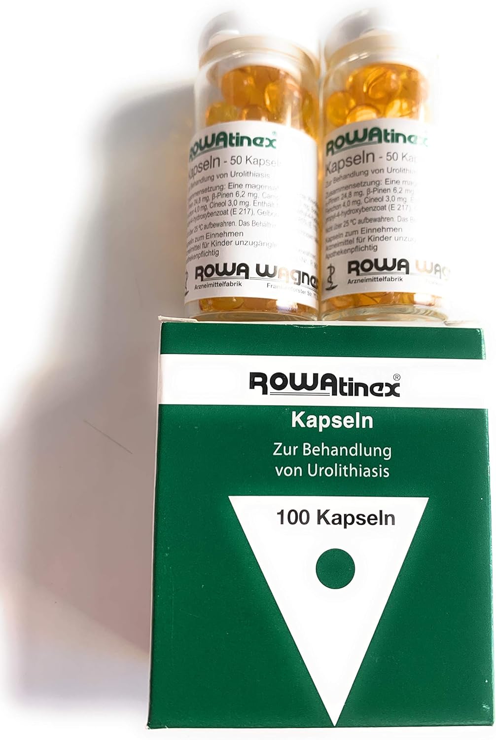 Rowatinex Capsules 100 Capsules by Rowa – Soothes Occasional Nausea: May help calm an unsettled stomach and reduce – Image 1