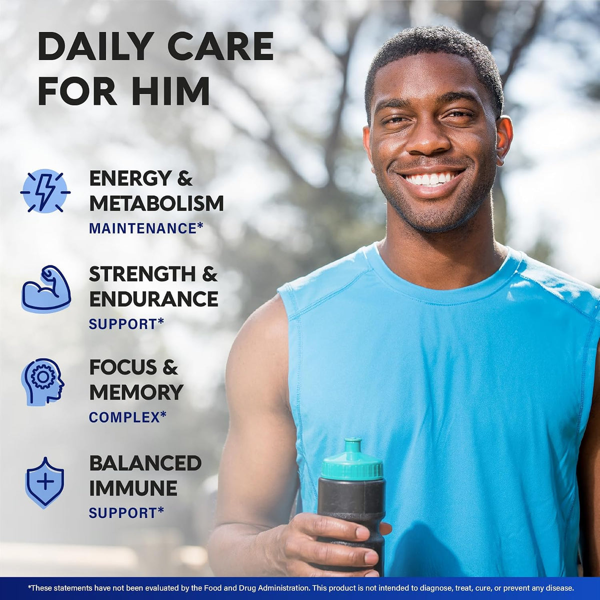 Multivitamin for Men - 46-in-1 with – Immune defence – Vitamin D, zinc, and antioxidants support a healthy immune – Image 3
