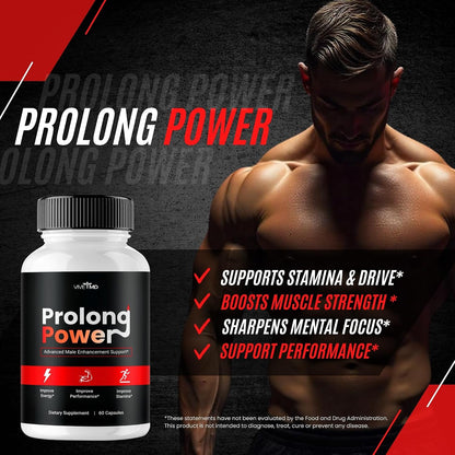 Prolong Power Pills, Prolong Power Supplement Capsules, ProlongPower Capsules, Prolong Power Advanced Formula, Prolong Power All-Natural Support Formula, ProlongPower Pills Reviews (60 Capsules)