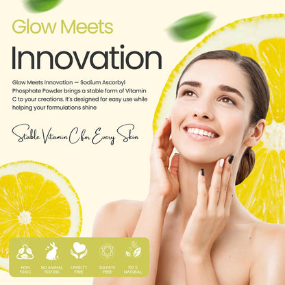 Talsen Chemicals Sodium Ascorbyl Phosphate (SAP) Powder – Stable Vitamin C Derivative for DIY Skin care (28 g)