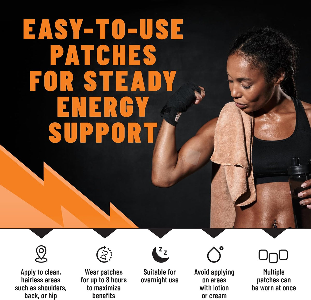 TOLEVITA Vitamin B12 Energy Patches, 36 Pack – Active Aussies: Whether you’re hitting the gym, running a marathon, – Image 5