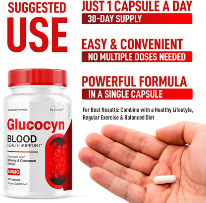 Glucocyn - Glycogen Support Supplement (3-Pack, 90 Capsules) – Image 3