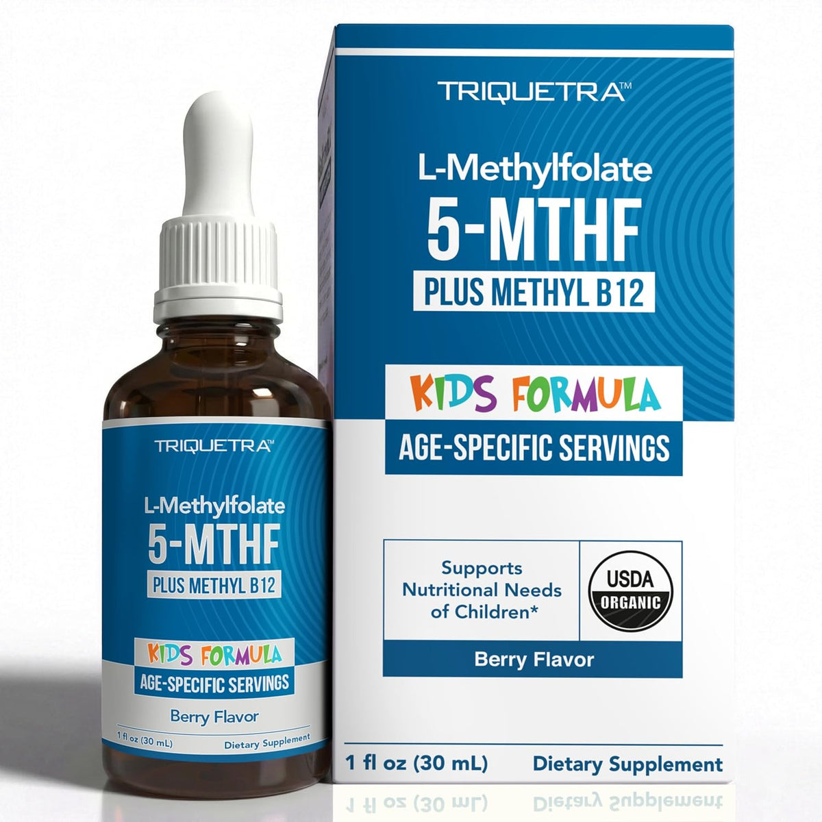 Organic Kids L-Methylfolate + Methyl B12 – Children with MTHFR gene mutations —these genetic variants can impair – Image 1