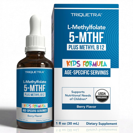 Organic Kids L-Methylfolate + Methyl B12 – Children with MTHFR gene mutations —these genetic variants can impair – Image 1