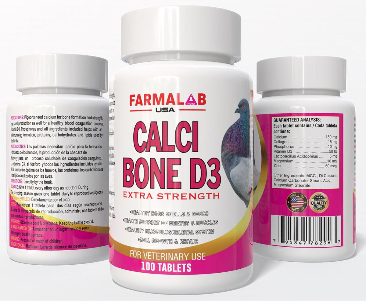 B12-5500 Para Palomas, Pigeon Vitamin – 5500 mcg vitamin B12 per tablet – Image 5