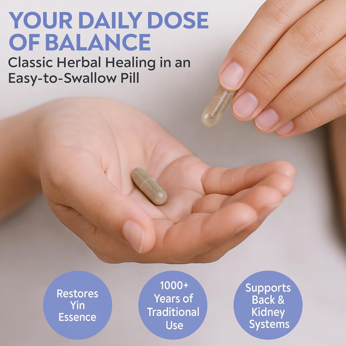 D'AO Labs Six Ingredient Pill with Rehmannia - Liu Wei Di Huang Wan, 100 Capsules - görsel 5