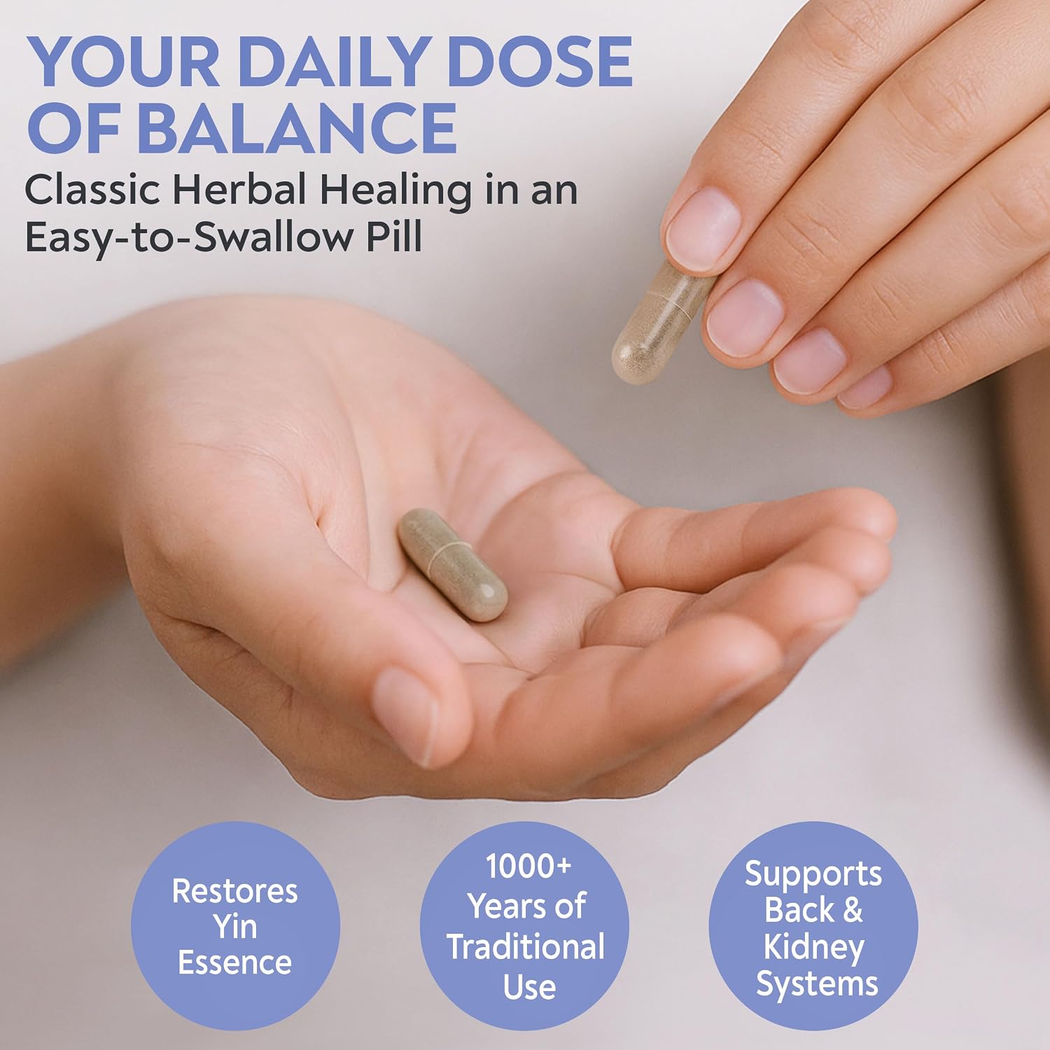 D'AO Labs Six Ingredient Pill with Rehmannia - Liu Wei Di Huang Wan, 100 Capsules - görsel 5