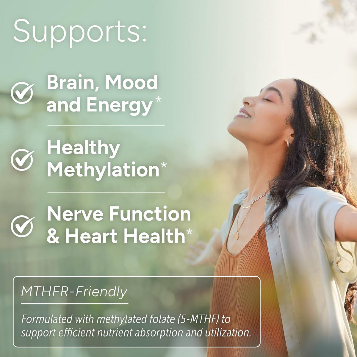 L-Methylfolate 15mg | 5-MTHF (Active B9) – Those looking to support mood, energy, and cognitive function – Image 2