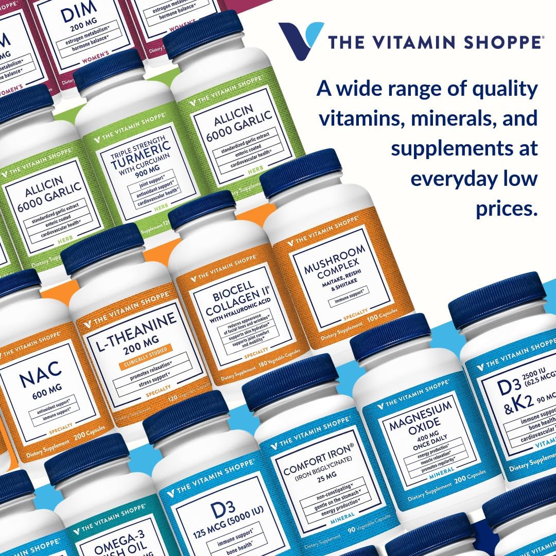 The Vitamin Shoppe One Daily Men's 50+ Multivitamin, 60 Tablets - görsel 9