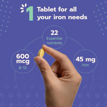 Just One - Once Daily Bariatric Multivitamin with Iron (30 Tablets)