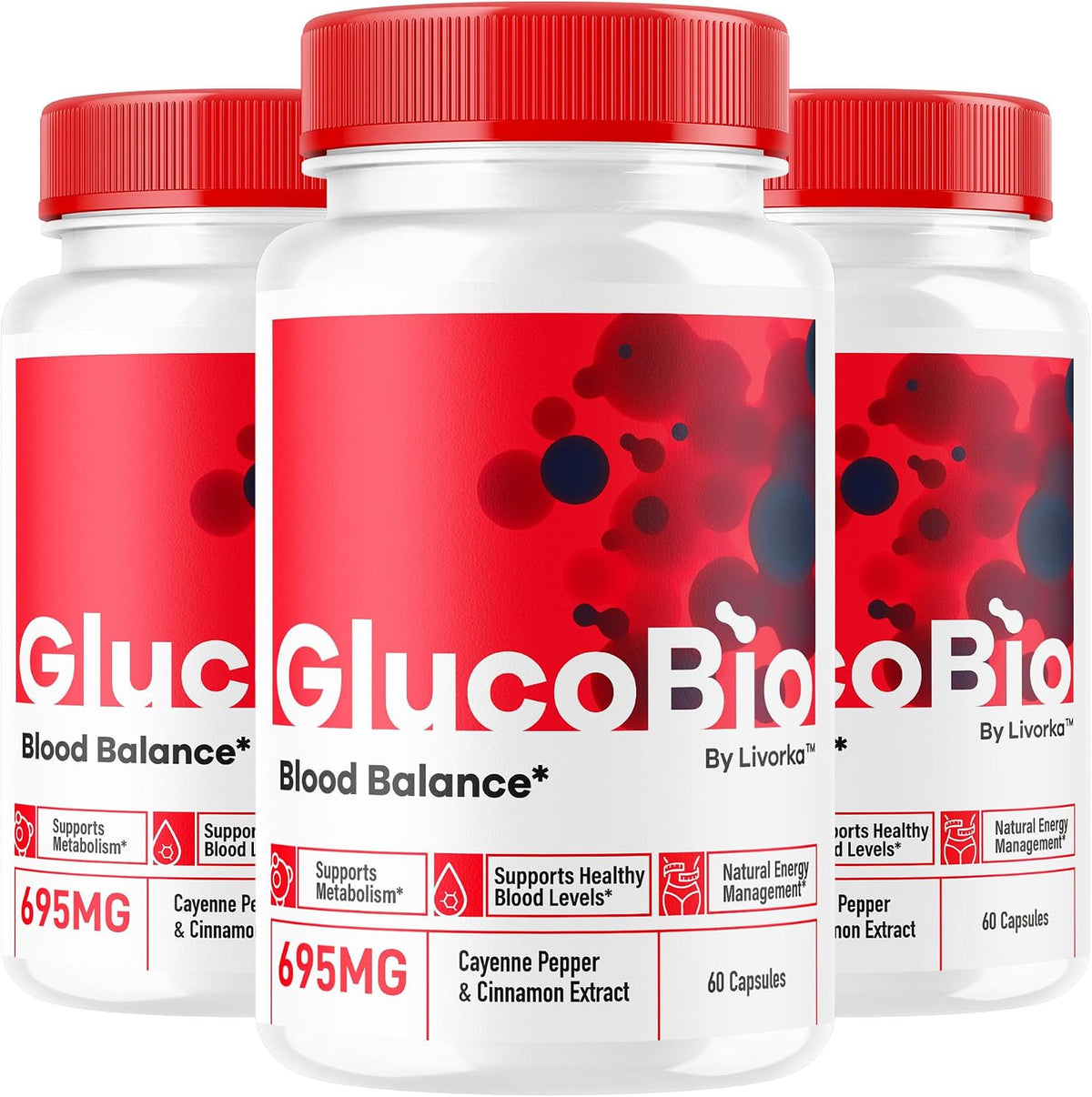 (5 Pack) GlucoBio Capsules - Official Gluco Bio Advanced Formula Support Pills - Maximum Strength, Natural Gluco Bio – Image 10