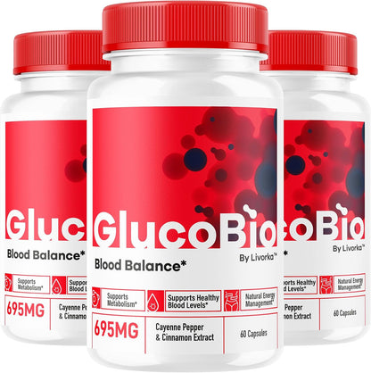 (5 Pack) GlucoBio Capsules - Official Gluco Bio Advanced Formula Support Pills - Maximum Strength, Natural Gluco Bio – Image 10