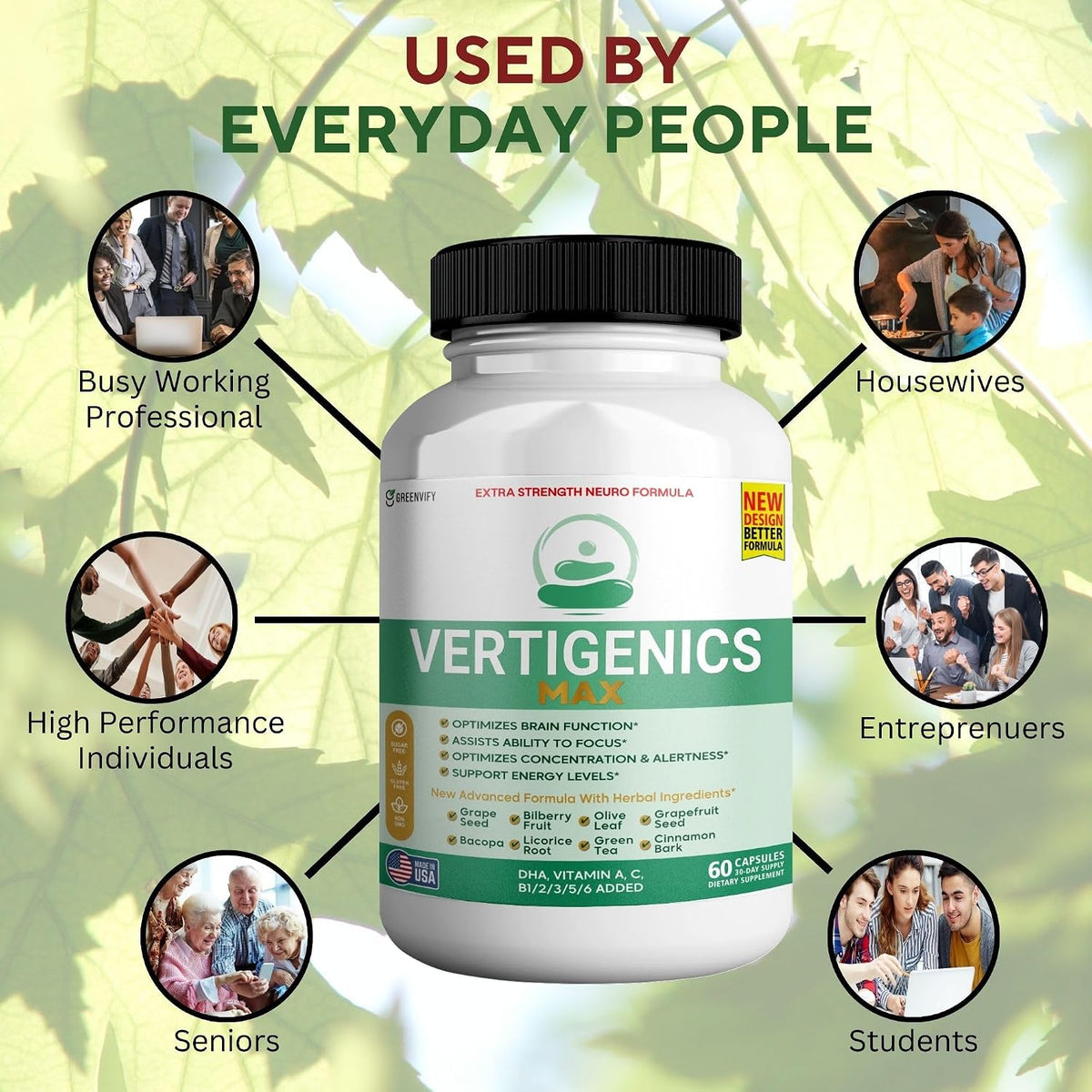 Max – Brain & Focus Support Supplement – – DHA: An omega-3 fatty acid that's a key structural component of the – Image 7