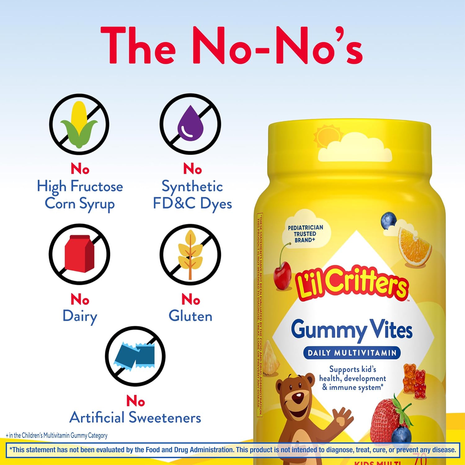 L'il Critters Kids Multivitamin Gummies, 70 Count - görsel 5