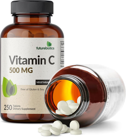 Futurebiotics Vitamin C 500mg Non-GM, 250 Tablets