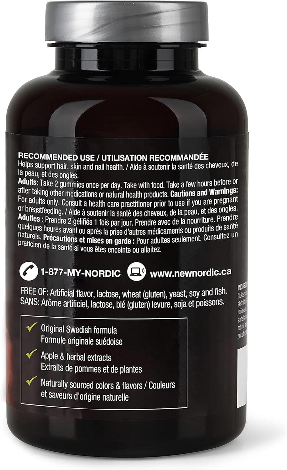 NEW NORDIC Hair Volume Daily Biotin Support Gummies - görsel 3