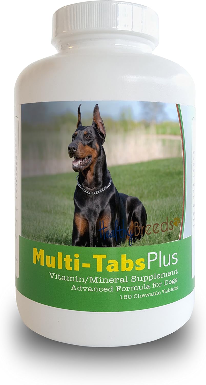 Healthy Breeds Doberman Pinscher Multi-Tabs Plus Chewable Tablets 180 Count - görsel 1