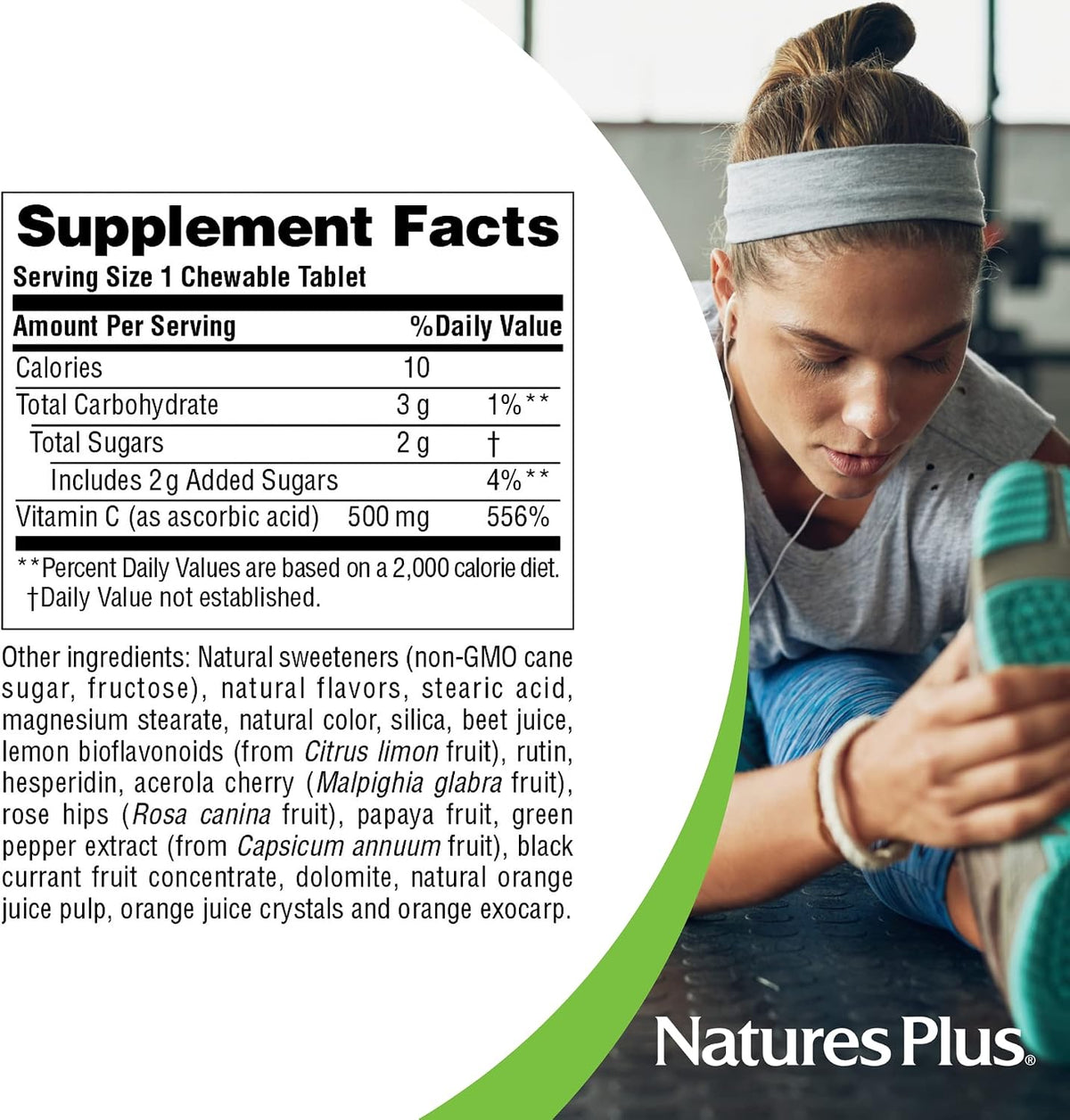 NaturesPlus Orange Juice Chewable Vitamin C – Immune Support: Vitamin C helps maintain strong immune defences, – Image 5