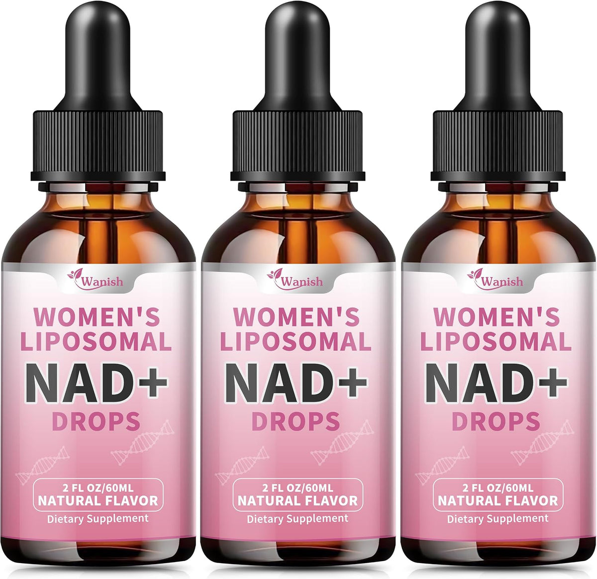 Wanish Liposomal NAD Liquid Supplement – – Enhance metabolic efficiency: NAD+ helps optimize your body's energy – Image 9