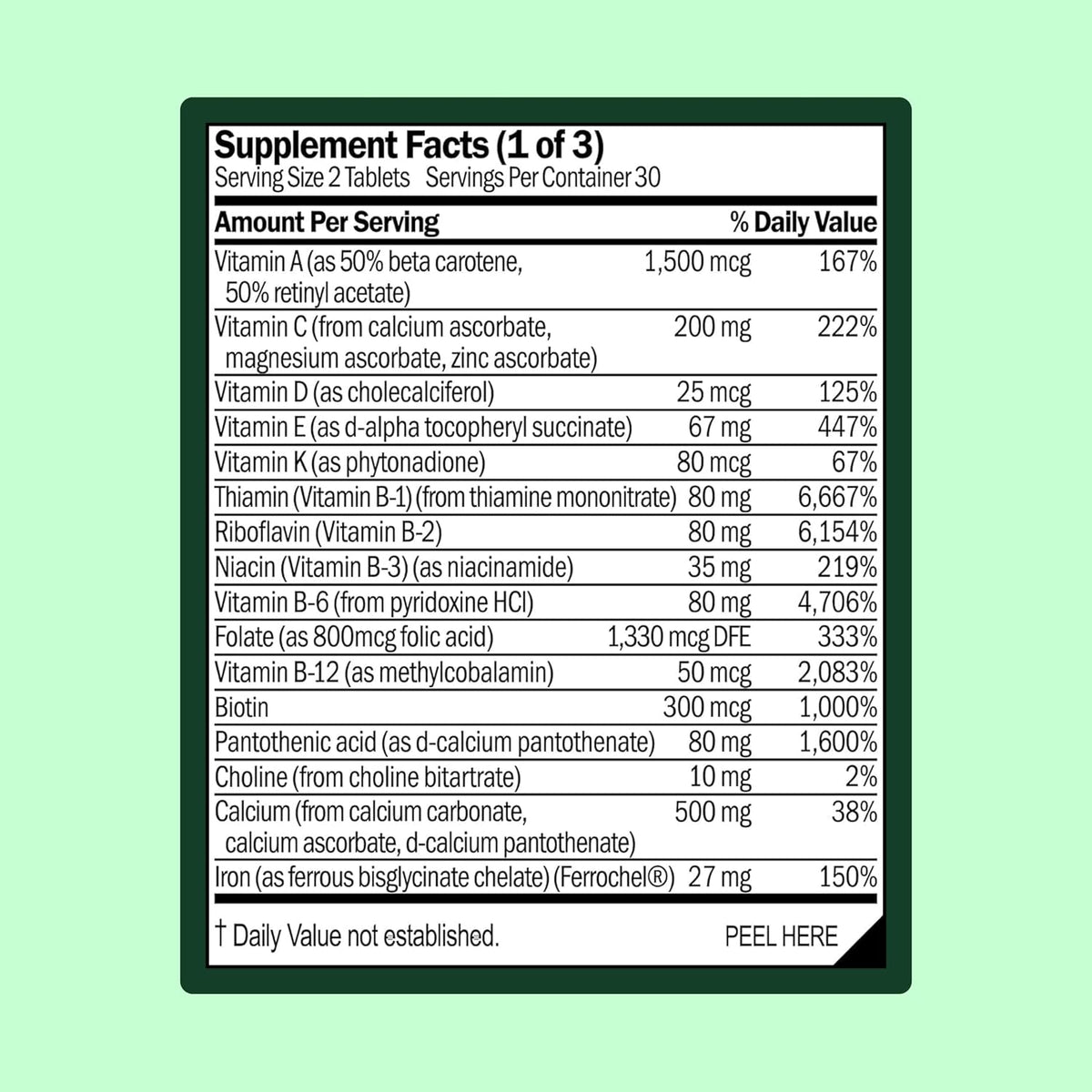 WellWithAll Women's's Multivitamin - Daily – Bone Health: Vitamin D and other minerals help maintain strong bones. – Image 3