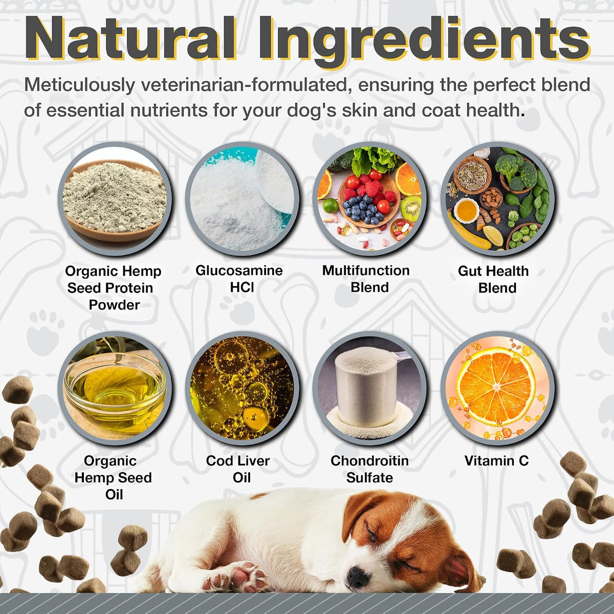 All Natural Multivitamin Soft Chews for Dogs 240ct – Image 4