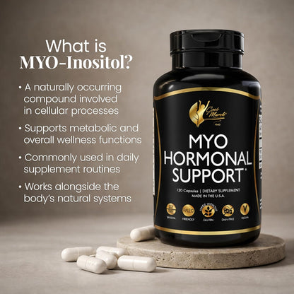 Cocó March N.M.D Myo-Inositol Hormonal Support for Women's – Supports Hormone Balance & Menopause Wellbeing, Energy & – Image 4