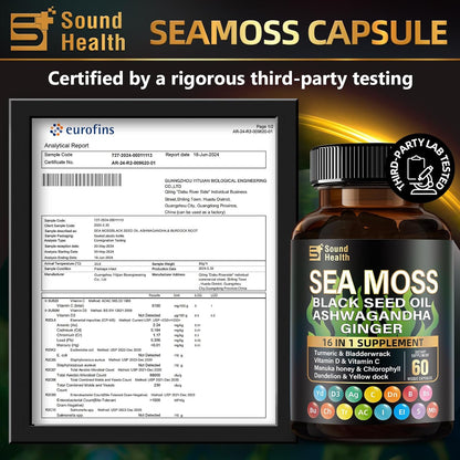 Irish Sea Moss & Shilajit Bundle – Natural – Ginger Root: Supports digestion and may help reduce inflammation, – Image 5