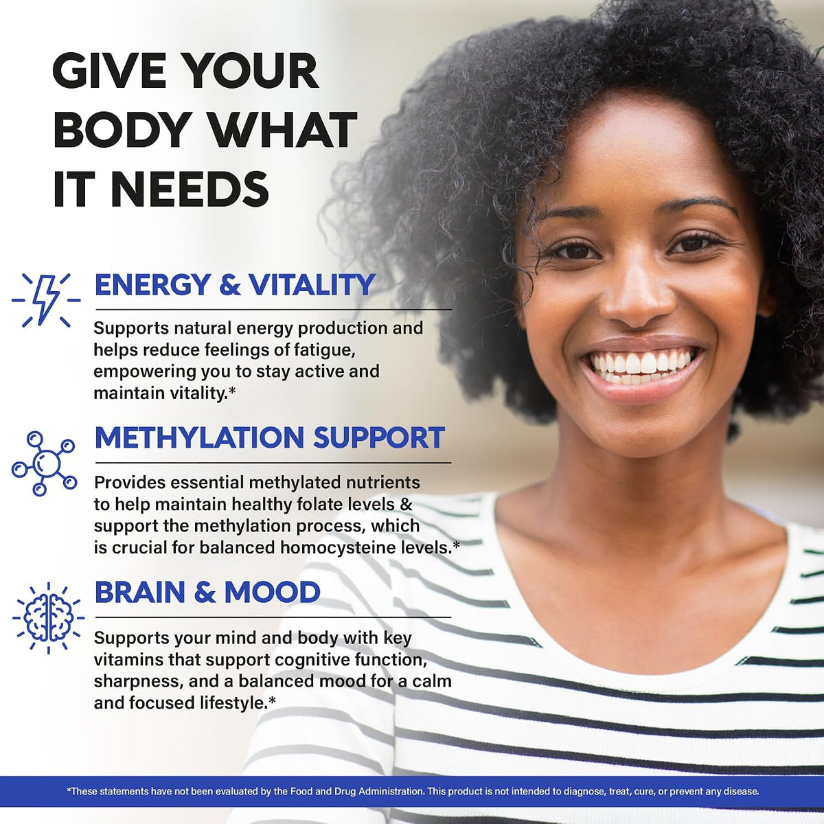 Methylated Multivitamin - B-Complex with – L-Methylfolate (5-MTHF): The most usable form of folate, essential for – Image 3
