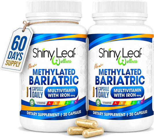 Glossy Leaf Methylated Bariatric – Iron (45 mg): Essential for red blood cell production and preventing anaemia, a – Image 1