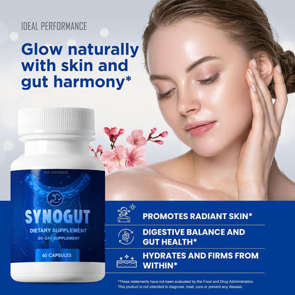 IDEAL PERFORMANCE Synogut Capsules Dietary Supplement for Gut Health (2 Bottles)