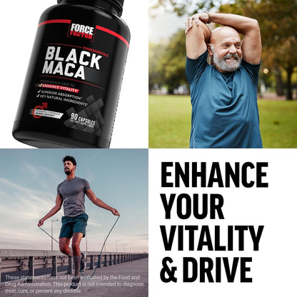 Force Factor Black Maca Root Supplement for – Energy & Stamina: Traditionally valued for boosting endurance and – Image 7