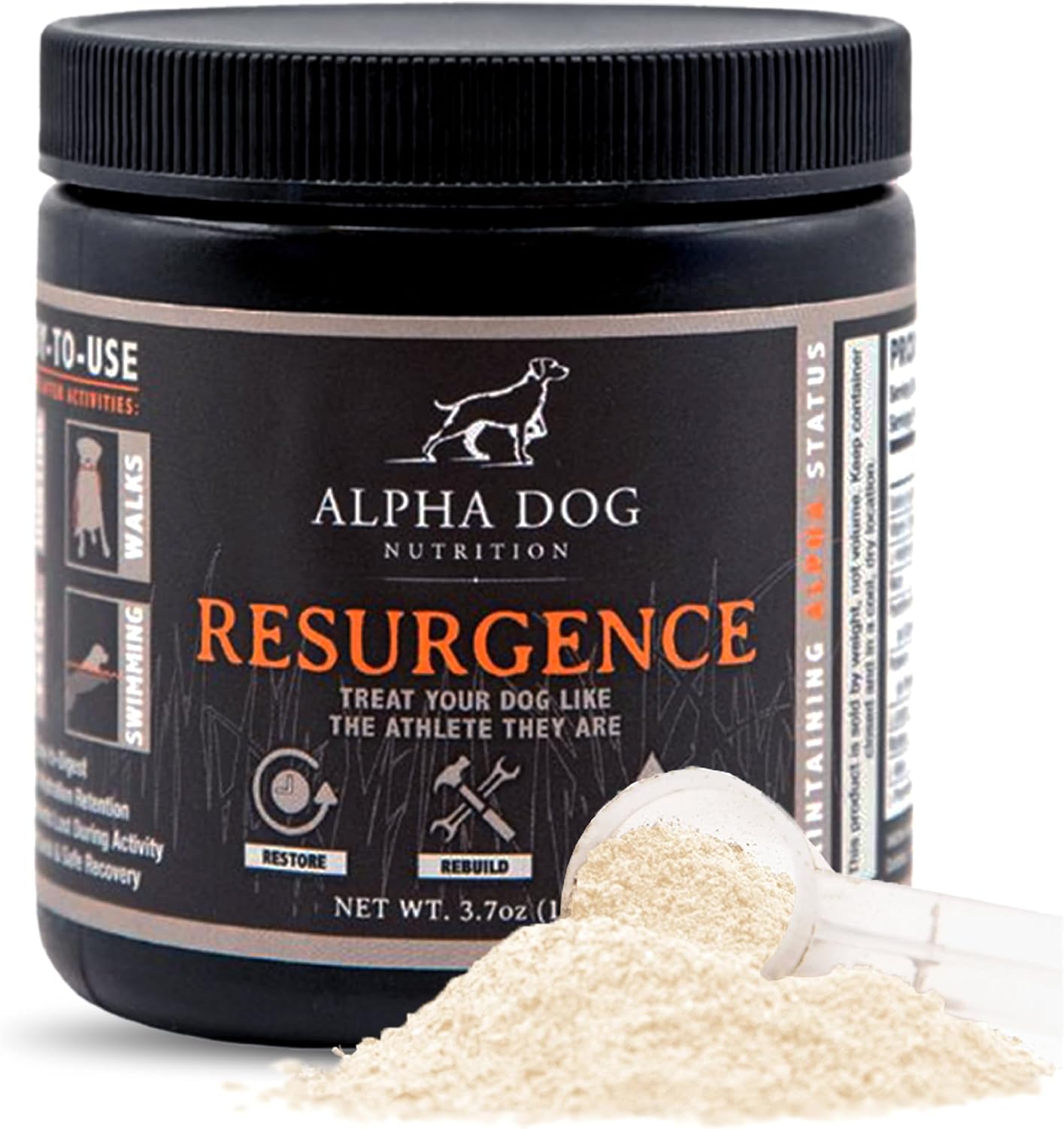 Alpha Dog Nutrition Electrolytes for Dogs – PhD Formulated Hydration Supplement with Beef Flavour for Active Canines - görsel 1