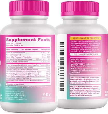 Pink Stork Postpartum Mood Support, 120 Capsules – Image 8